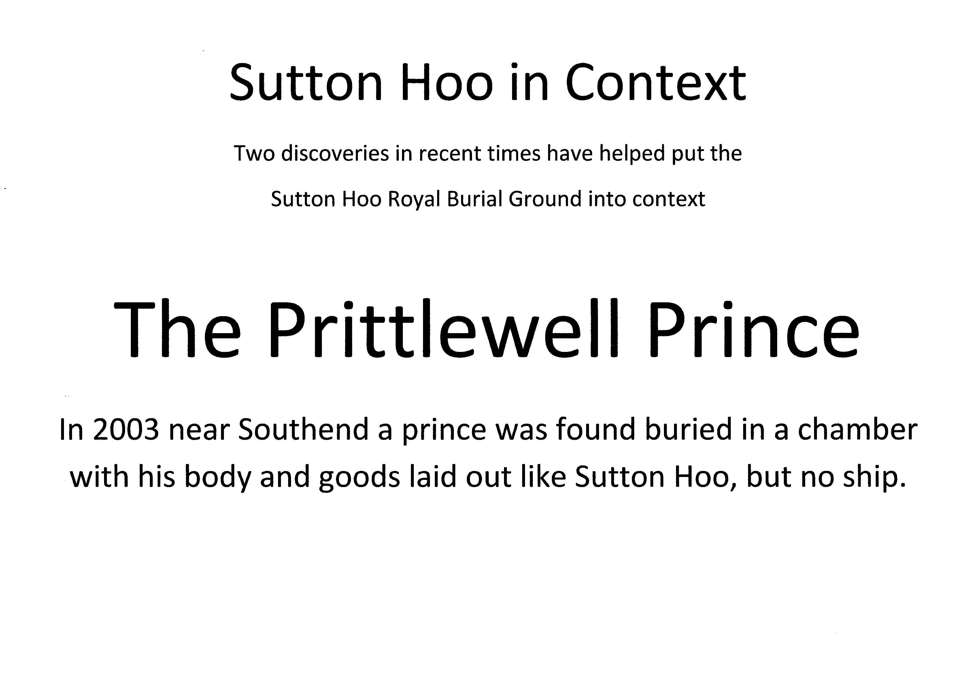 5-00 Sutton Hoo in context - The Prittlewell Prince